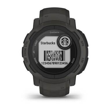 Защищенные GPS-часы Garmin (Гармин) Instinct 2, цвет графит (010-02626-00) | Мототека