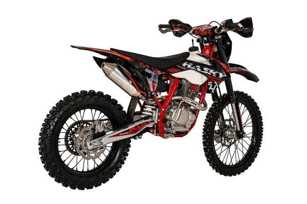 Мотоцикл кроссовый / эндуро Hasky (Хаски) F5 172FMM Racing красный/чёрный | Мототека