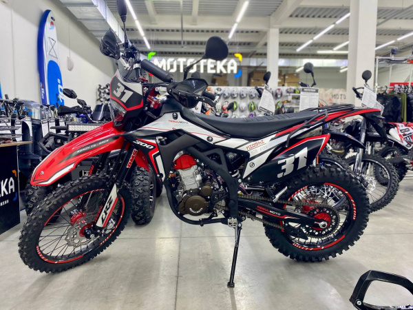 Мотоцикл кроссовый / эндуро Regulmoto (Регулмото) CR - Z 300 красный/чёрный с ПТС | Мототека
