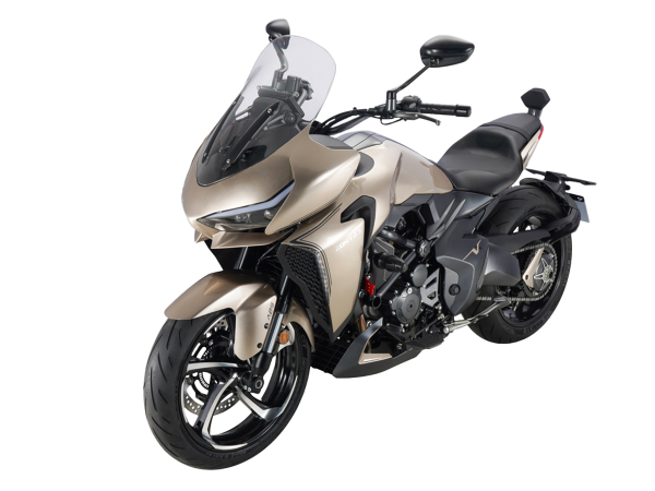 Мотоцикл дорожный Zontes (Зонтес) ZT350 - VX (4T ZT184MP EFI) 17/17 (2023 г.) золотой с ПТС | Мототека