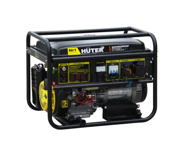 Электрогенератор бензиновый Huter (Хутер) DY11000LX - 3