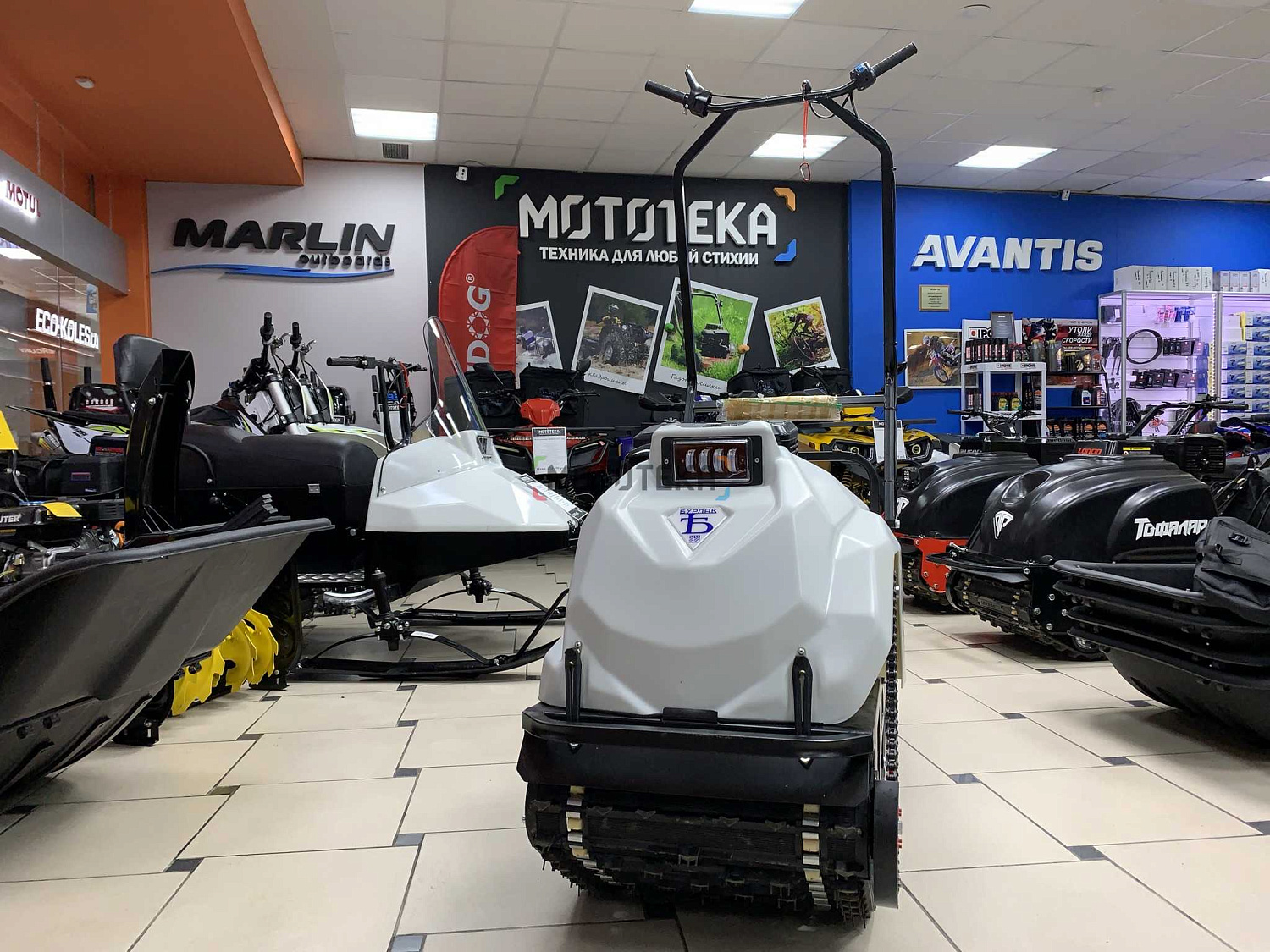 Мотобуксировщик Бурлак - М2 LFK 15