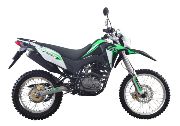 Мотоцикл кроссовый / эндуро LIFAN (Лифан) LF250GY - 3 зелёный | Мототека